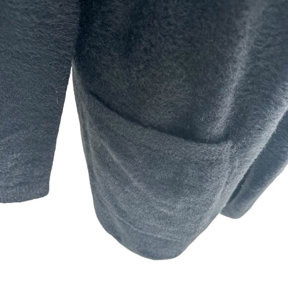 Soma Wknd Eyelash Black Open Front Super Soft Cardigan Sz Small - Picture 5 of 7